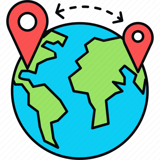 Distance, international, globe, worldwide icon - Download on Iconfinder