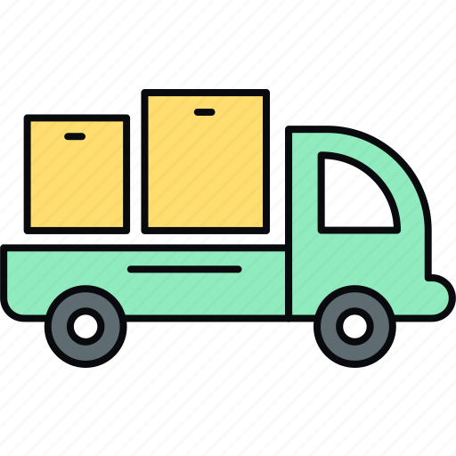 Delivery, truck, van, cargo, logistic, logistics, shipment icon - Download on Iconfinder