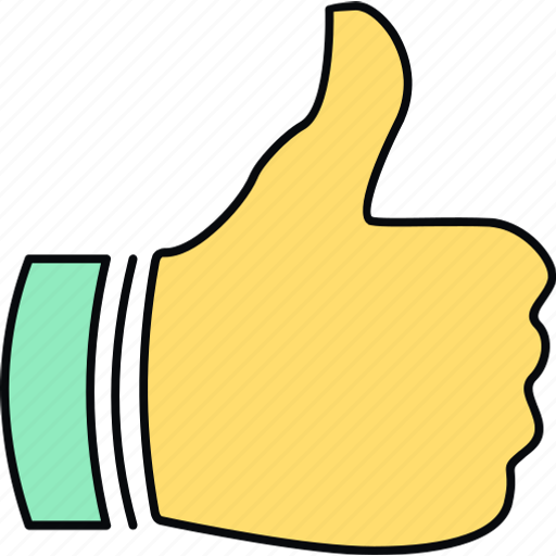 Like, gesture, hand, thumbs up, up icon - Download on Iconfinder