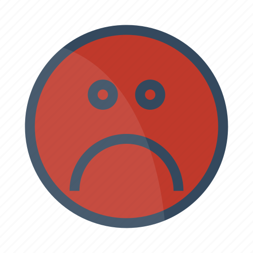 Unhappy, angry, emotion, face icon - Download on Iconfinder