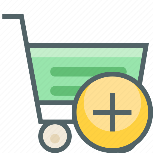 Add, cart, shopping, create, new, plus, trolley icon - Download on Iconfinder