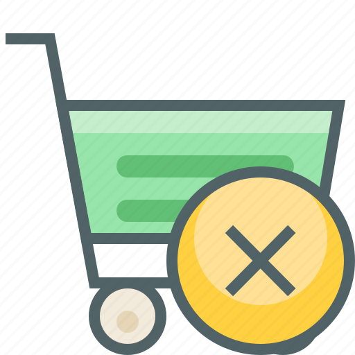 Cart, delete, shopping, cancle, close, remove, trolley icon - Download on Iconfinder
