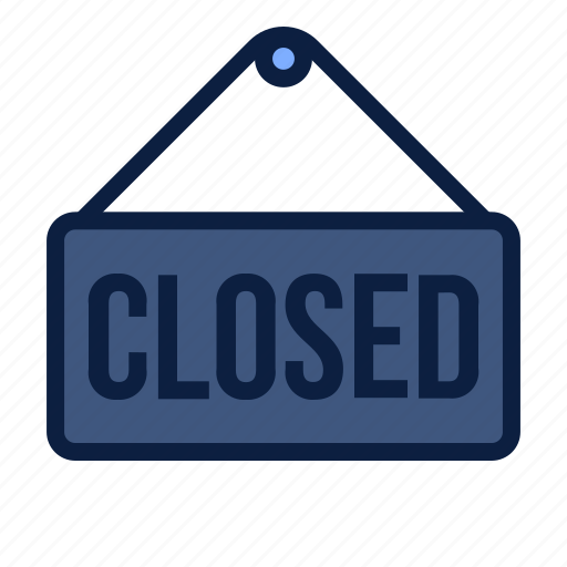 Closed, shopping, sign icon - Download on Iconfinder