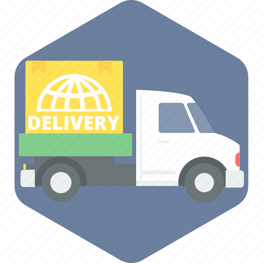 Delivery, logistic, shipping, truck, courier, delivery service, delivery truck icon - Download on Iconfinder