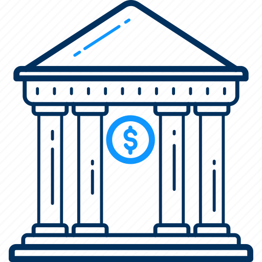 Bank, institution, stock house, treasury, building, financial icon - Download on Iconfinder