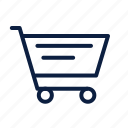 add, cart, e-commerce, line, shopping