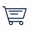 add, cart, e-commerce, line, shopping 