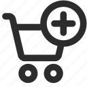 add, cart, ecommerce, shopping