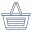 basket, cart, shopping, shop, ecommerce, online, business 
