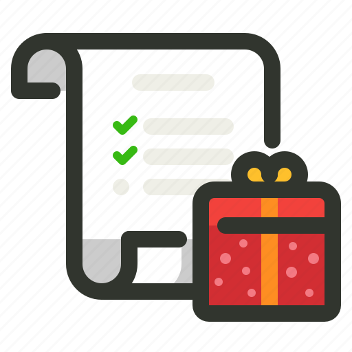 Gift, list, present, shopping icon - Download on Iconfinder