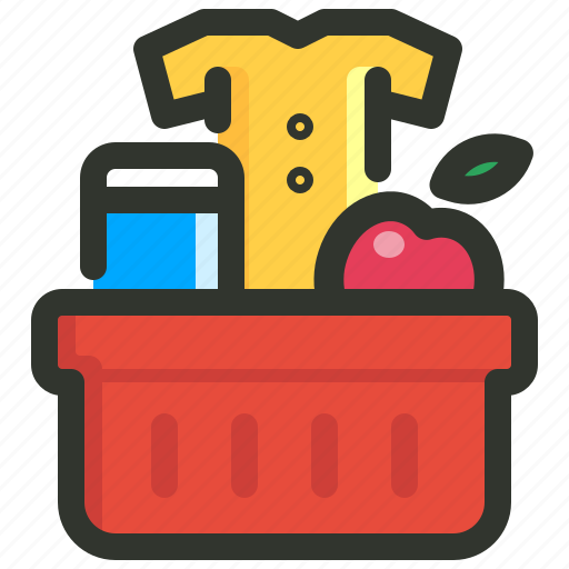 Basket, cart, items, shopping icon - Download on Iconfinder