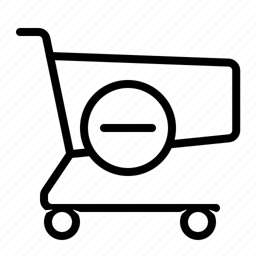 Basket, minus, shop, shopping icon - Download on Iconfinder