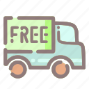 delivery, free, package, parcel, shipping, transport, transportation