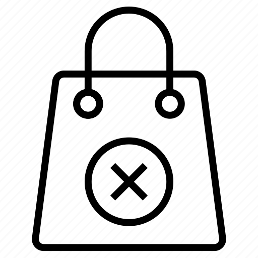 Bag, shopping, hand, not, allowed, banned icon - Download on Iconfinder