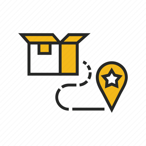 Box, destination, order, tracking, delivery, package, shipping icon - Download on Iconfinder