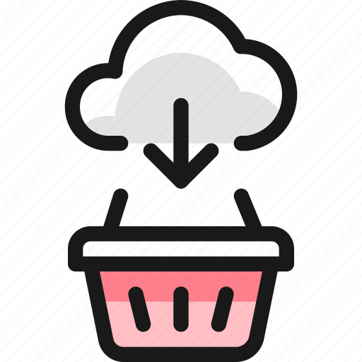 E, commerce, add, basket, cloud icon - Download on Iconfinder