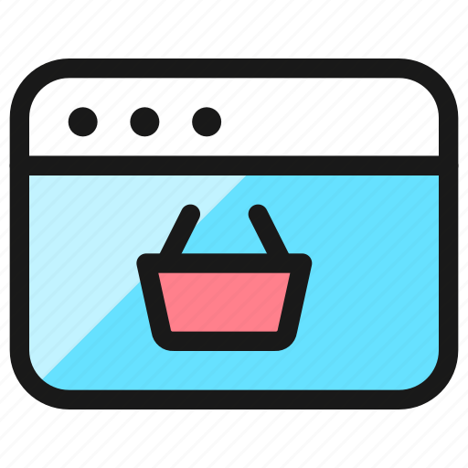 E, commerce, basket, browser icon - Download on Iconfinder