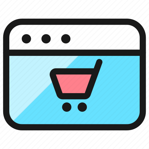 E, commerce, cart, browser icon - Download on Iconfinder