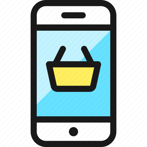Mobile, shopping, basket icon - Download on Iconfinder