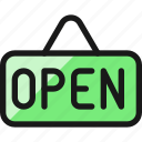 shop, sign, open
