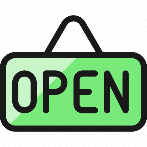 Shop, sign, open icon - Download on Iconfinder on Iconfinder