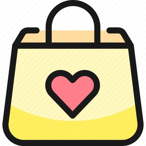 Shopping, bag, heart icon - Download on Iconfinder