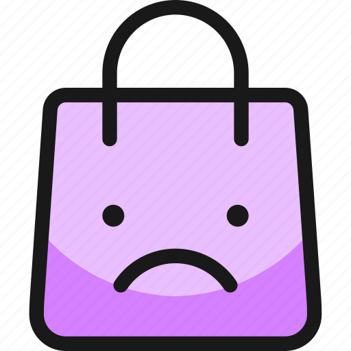 Shopping, bag, sad icon - Download on Iconfinder