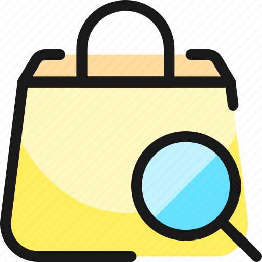 Shopping, bag, search icon - Download on Iconfinder