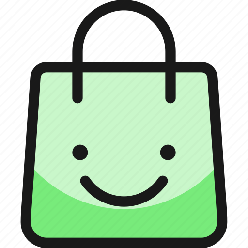 Shopping, bag, smile icon - Download on Iconfinder