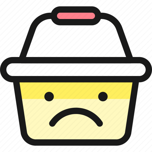 Shopping, sad, basket icon - Download on Iconfinder