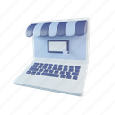 computer, laptop, store, online, ecommerce, device