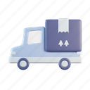 delivery, truck, transportation, package, box