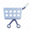 shopping, cart, trolley, container, carry, checkout