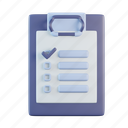 shopping, list, task, clipboard, document, checklist