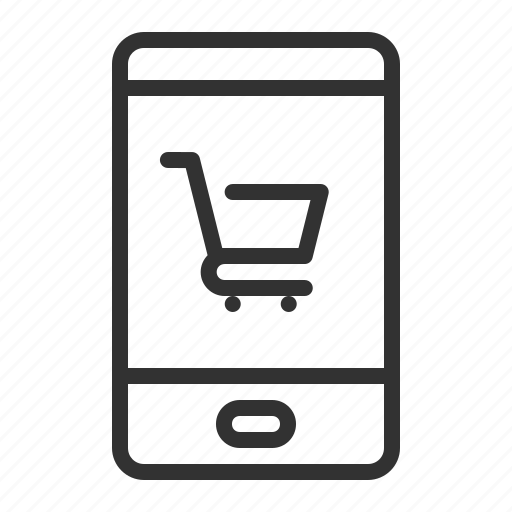 Cart, ecommerce, mobile, online, shop, shopping, smartphone icon - Download on Iconfinder