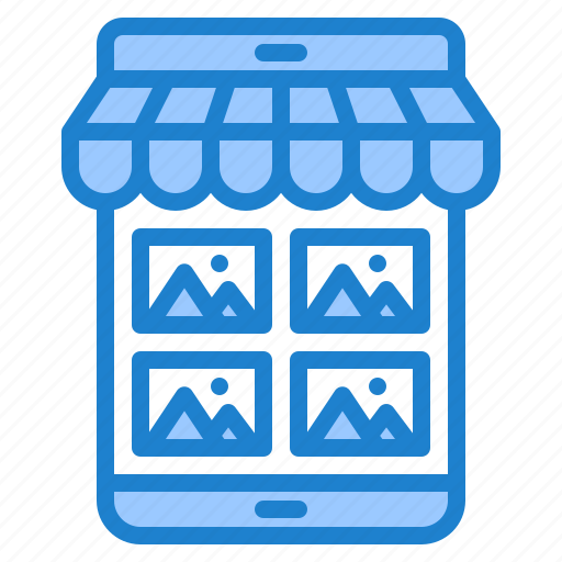 Store, shop, mobilephone, product, image icon - Download on Iconfinder
