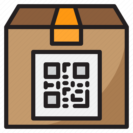 Delivery, qr, code, logistic, shipping, box icon - Download on Iconfinder