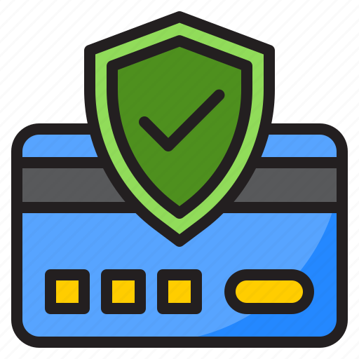 Protection, safety, credit, card, shield, debit icon - Download on Iconfinder