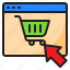 shopping, online, buy, cart, website 