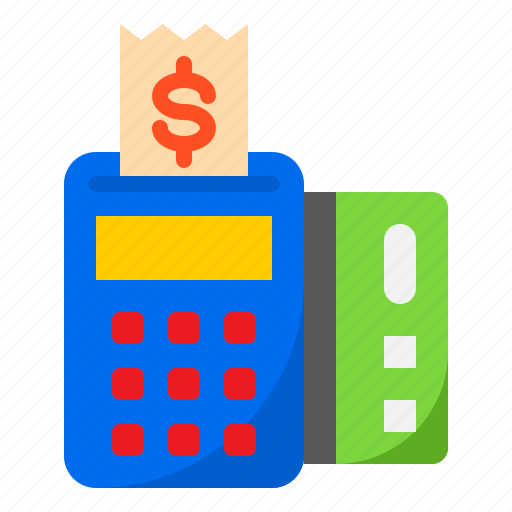 Cashier, receipt, machine, bill, credit, card icon - Download on Iconfinder