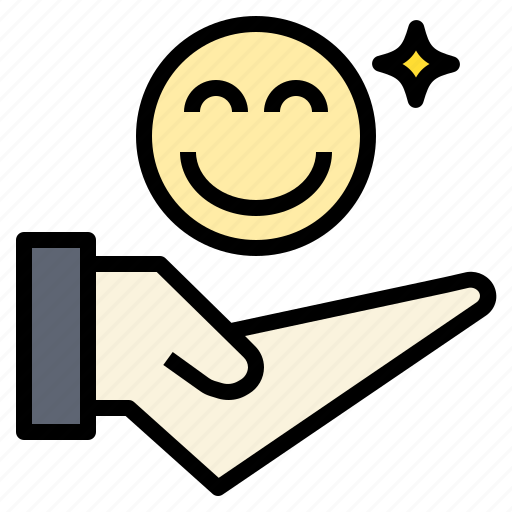 Feeling, happiness, rate, satisfied, smile icon - Download on Iconfinder