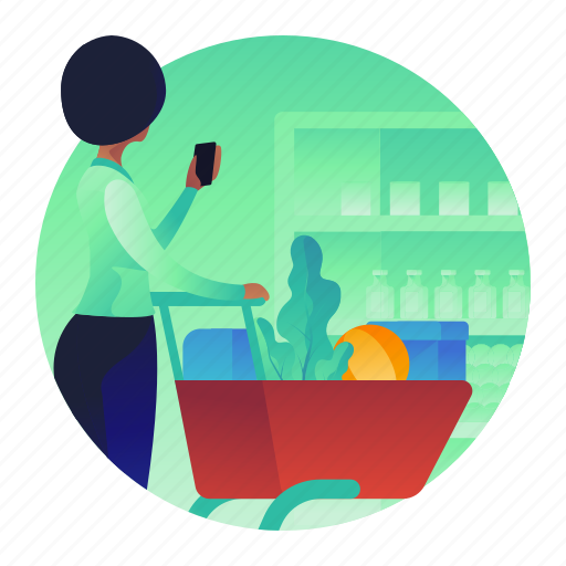 Grocery, people, shopping, woman icon - Download on Iconfinder