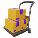 shipping cart, shipping trolley, delivery cart, logistic trolley, logistic cart, pushcart, handcart 
