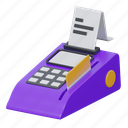 pos terminal, machine, card, invoice, pos, payment, money 
