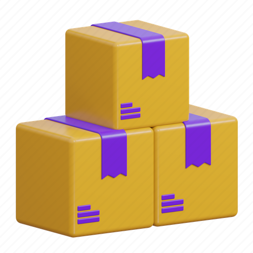 Package, box, parcel, cargo, delivery, shipping, logistic 3D illustration - Download on Iconfinder