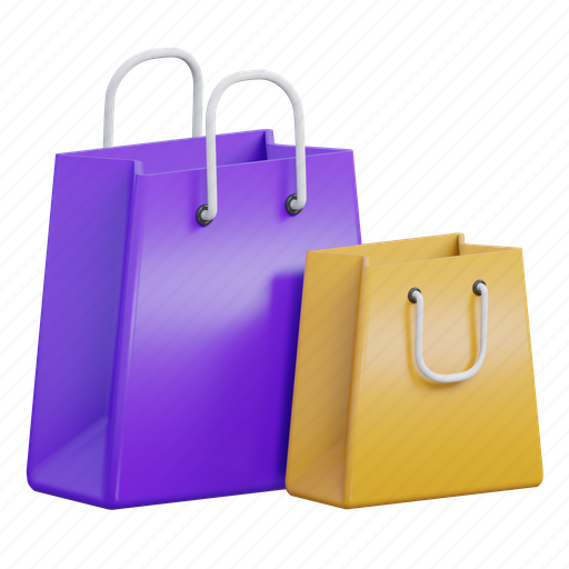 Shopping bag, bag, shopping, shop, sale, buy, ecommerce 3D illustration - Download on Iconfinder
