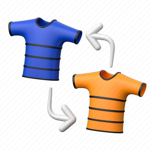 Exchange, dress 3D illustration - Download on Iconfinder