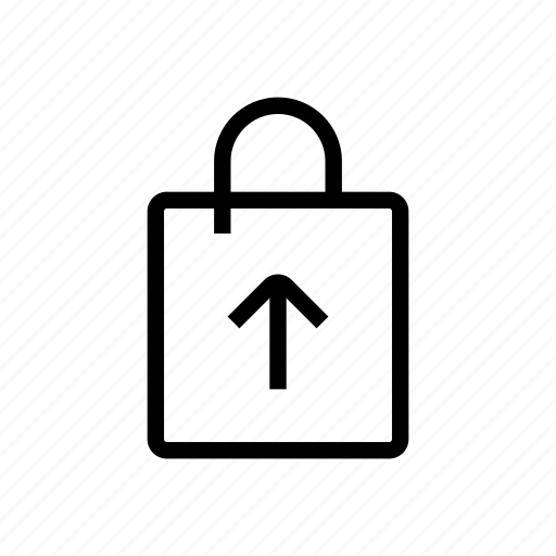 Lock, shopping, bag, delivery, online, secure, store icon - Download on Iconfinder