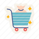 shopping, cart, commerce, trolley, market, buy