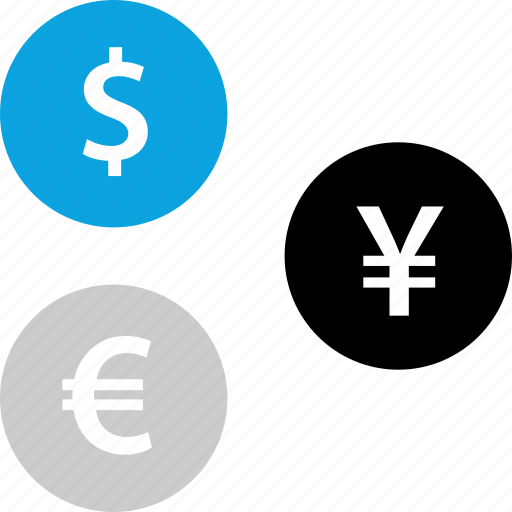 Dollar, euro, money, yen icon - Download on Iconfinder